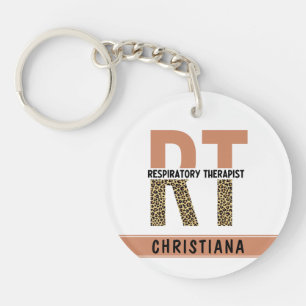 Porte-clefs Thérapeute respiratoire personnalisée Don RT