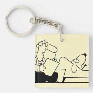 Porte-clefs Thérapie de chien