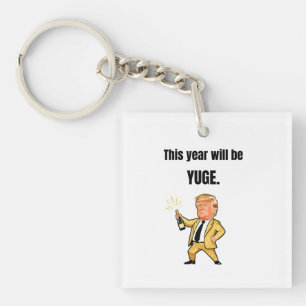 Porte-clefs This Year Will Be Huge Donald Trump Caricature Key
