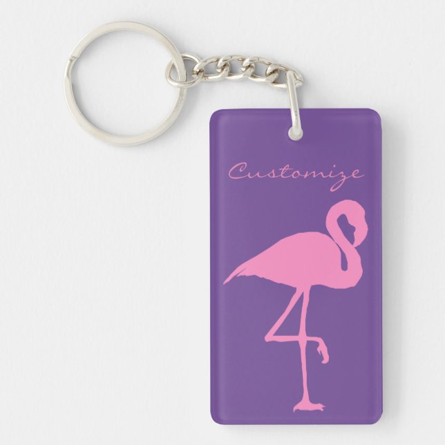 Porte-clefs Thunder_Cove Flamant rose rose (Devant)