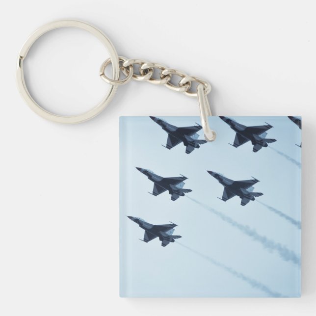 Porte-clefs Thunderbirds F-16 Airshow (Devant)