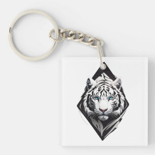 Porte-clefs Tigre blanc