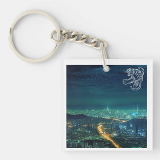 Porte-clefs Tigre de paysage SEOUL