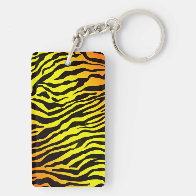 Porte-clefs Tigre en grève (Dos)