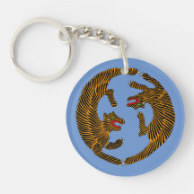 Tigres d'art populaire japonais