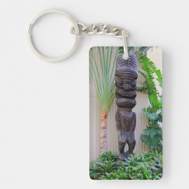Porte-clefs Tiki hawaïen (Devant)