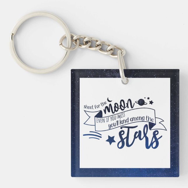 Porte-clefs Tir pour la lune (Devant)