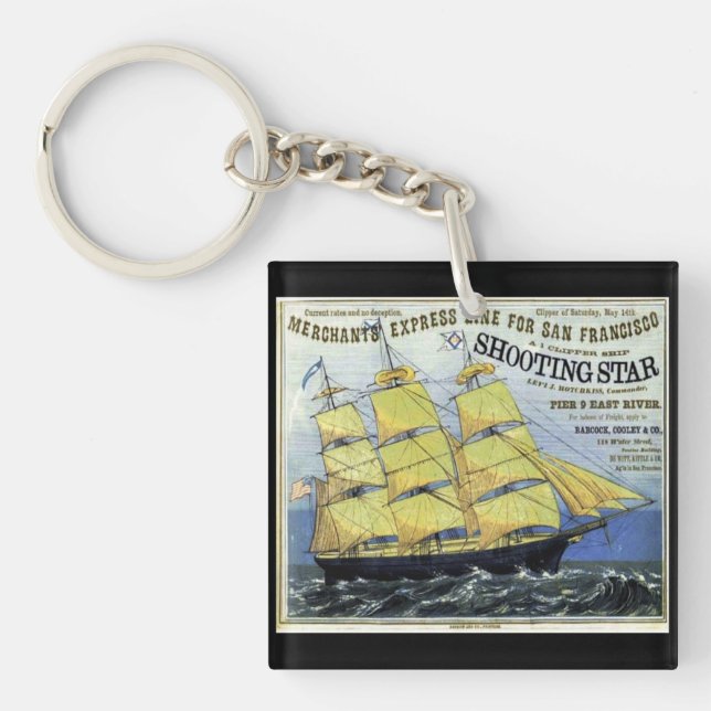 Porte-clefs Tir Star Clipper voile (Devant)