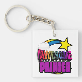 Porte-clefs Tir Star Rainbow Awesome Peintre