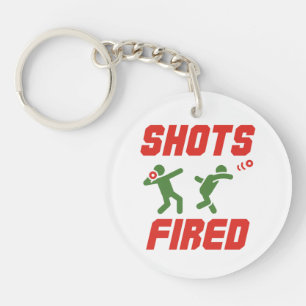 Porte-clefs Tirages Fired Funny Shot Put Track et Field