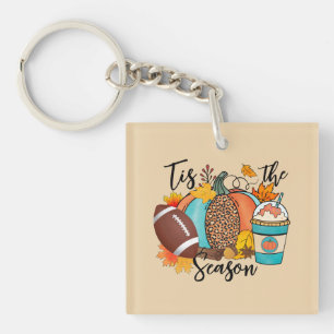 Porte-clefs 'Tis The Season - Automne, Football & Épices Citro