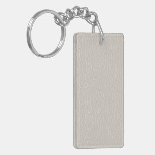 Porte-clefs Tissu bleu cuir Tartan Crocodile peau
