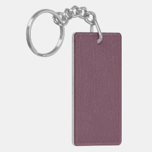 Porte-clefs Tissu bleu cuir Tartan Crocodile peau