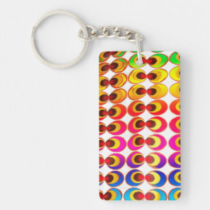 Porte-clefs Tissu psychédélique