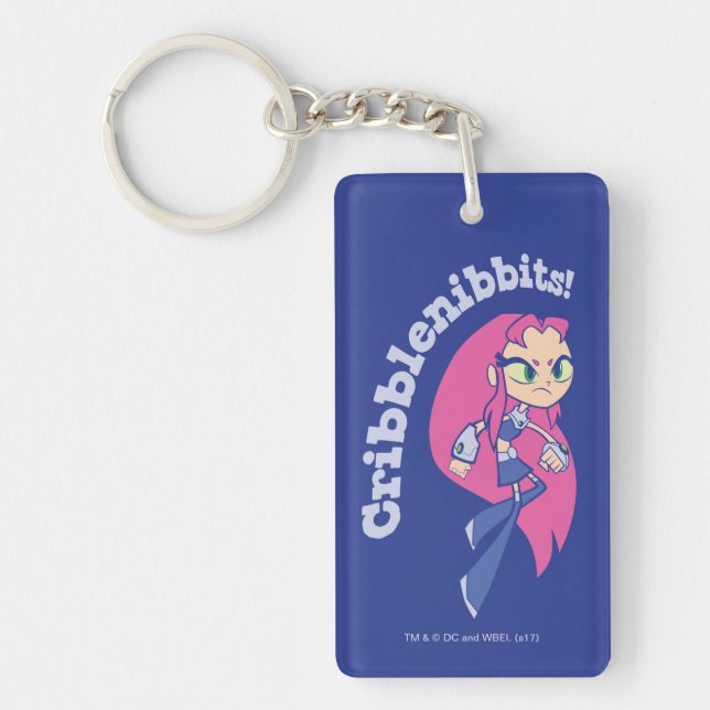 Porte-clefs Titans Ados, partez ! | Starfire "Cribblenibbits!" (Devant)