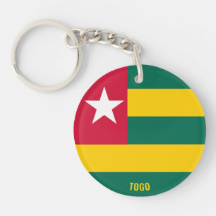 Porte-clefs Togo Drapeau charmant patriotique