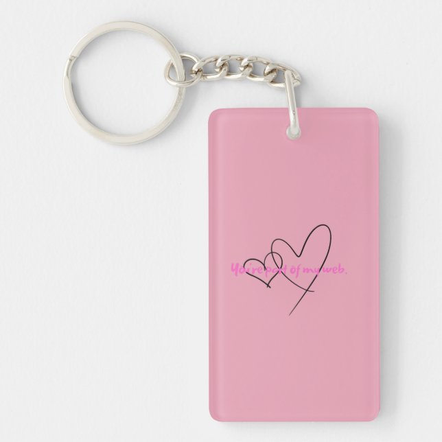 Porte-clefs Toile intérieure – L'art de la force cachée (Devant)