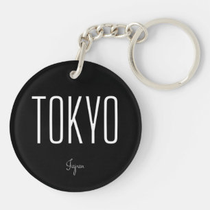 Porte-clefs Tokyo Japon Simple Souvenir Type Minimal