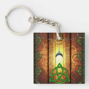 Porte-clefs Tome païen sorts de magie noire Wiccan & Sorceller