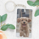 Porte-clefs Ton chien | 2 Photo Télécharger Cute Pet Picture<br><div class="desc">Personnalisez votre propre modèle pour inclure 2 de vos photos préférées de chien, chat, animaux de compagnie, bébé, enfants, famille ou amis! Un modèle facile à personnaliser pour créer votre propre design avec vos images. Le cadeau parfait pour un être cher ! Les images affichées sont à des fins d'illustration...</div>