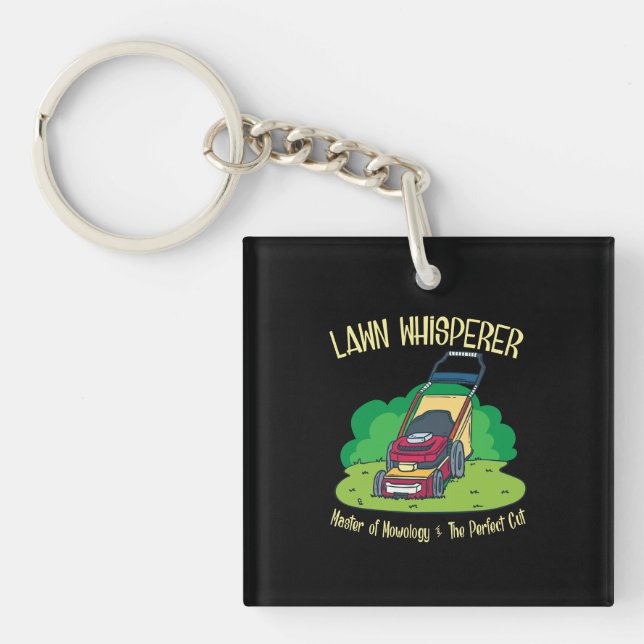 Porte-clefs Tondeuse à gazon - Chuchoteur de pelouse (Devant)