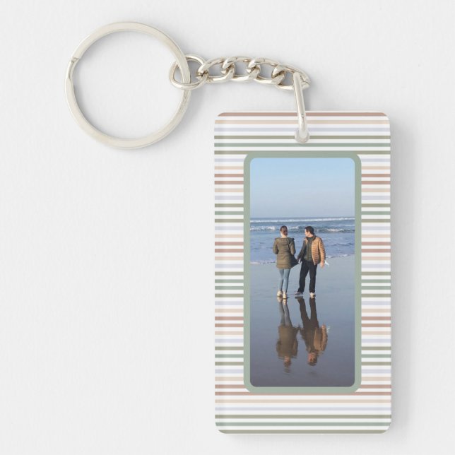 Porte-clefs Tons neutres de la Terre Photo (Devant)