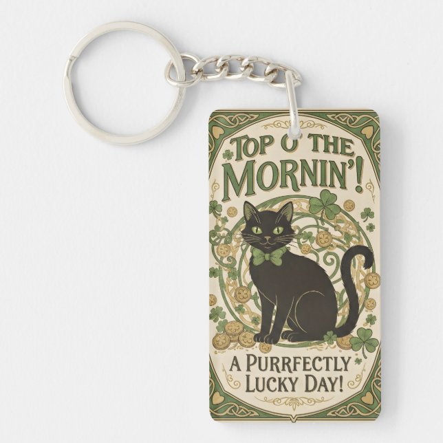Porte-clefs Top O' The Morning St. Patrick's Day Key Chain (Devant)