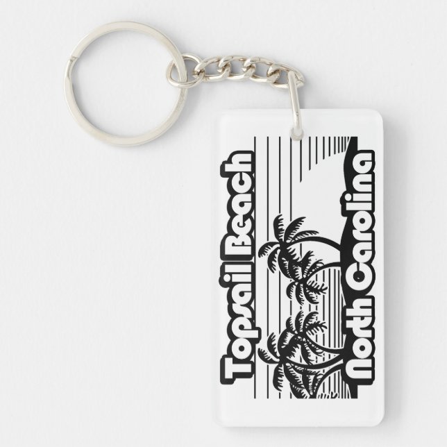 Porte-clefs Topsail Beach Caroline du Nord (Devant)