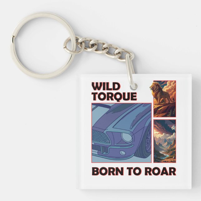 Porte-clefs Torque sauvage - Né à Roar (Devant)