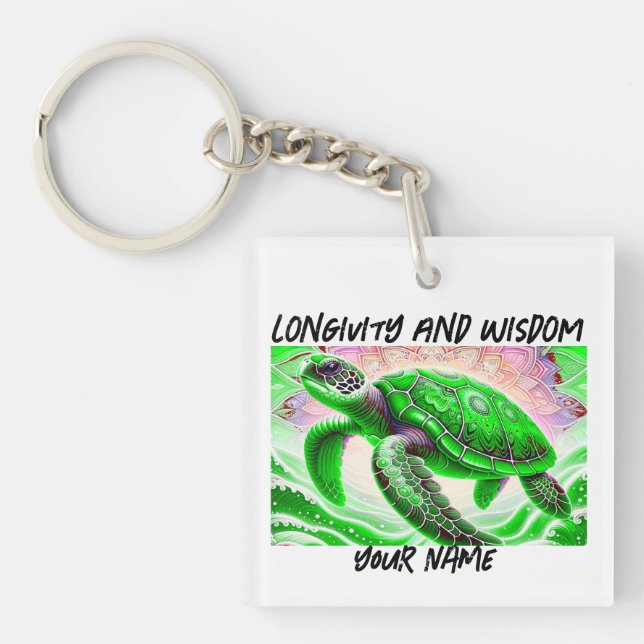 Porte-clefs Tortue de mer (Devant)