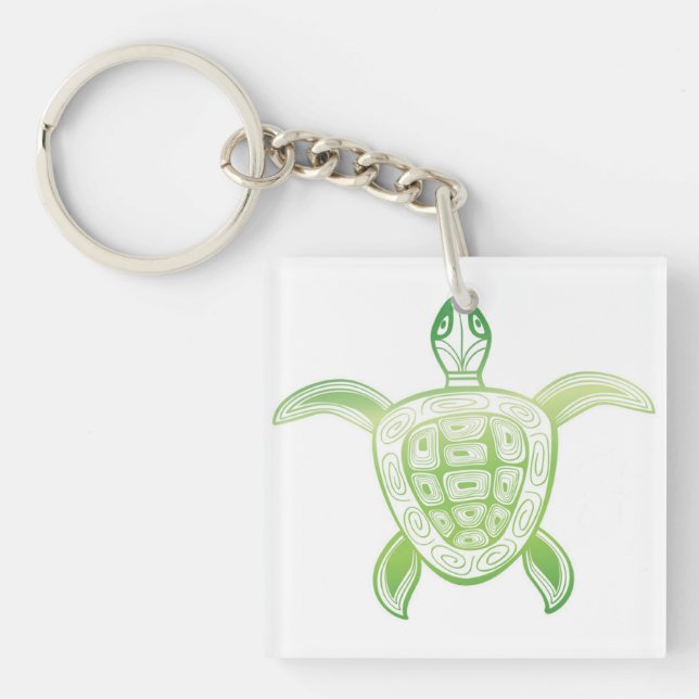 Porte-clefs Tortue d'Hawaï (Devant)