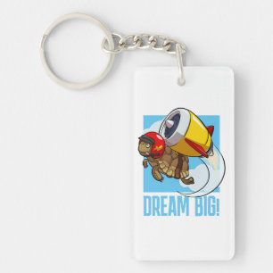 Porte-clefs Tortue Excentrique Rêve Grand ! Dessin Animé Motiv