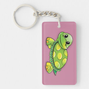 Porte-clefs Tortue heureuse