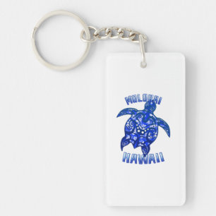 Porte-clefs Tortue tribale de vacances de Molokai Hawaii