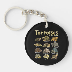 Porte-clefs Tortues Animaux du Monde Reptile Mignon Tortue