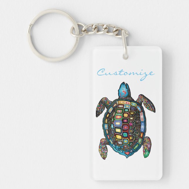 Porte-clefs Tortues de mer Thunder_Cove (Devant)