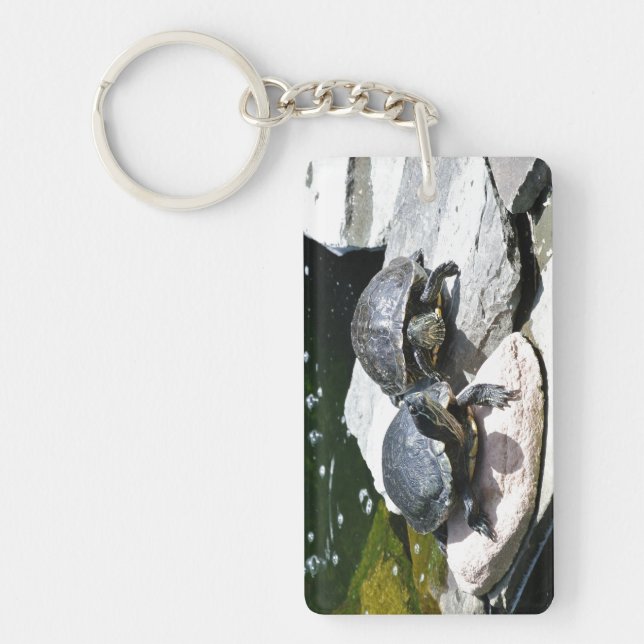Porte-clefs Tortues jumelles - (Devant)