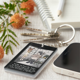 Porte-clefs Torture rectangulaire