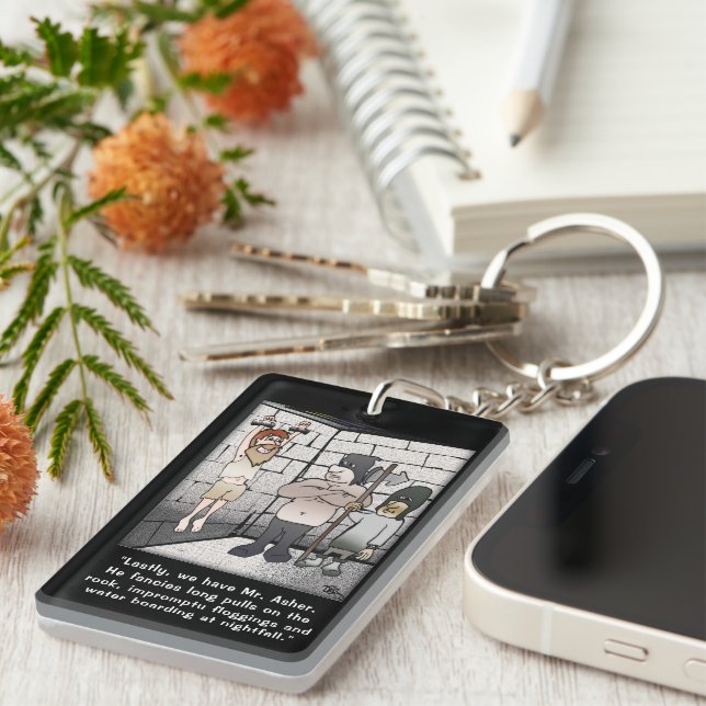 Porte-clefs Torture rectangulaire (Devant droit)