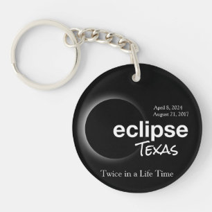 Porte-clefs Total Solaire Eclipse 2017 2024 - Texas