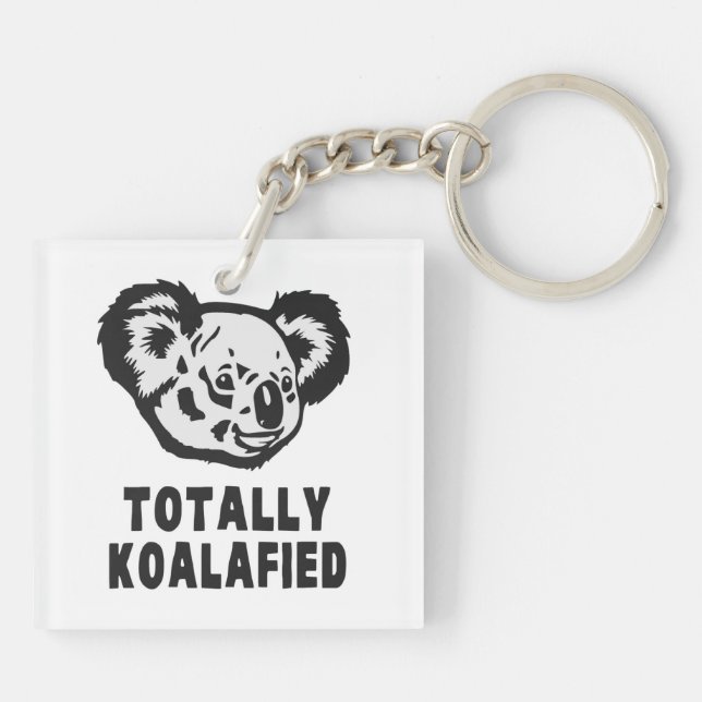Porte-clefs Totalement koala de Koalafied (Dos)