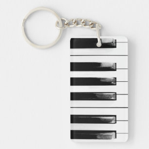 Porte-clefs Touches de piano anciennes