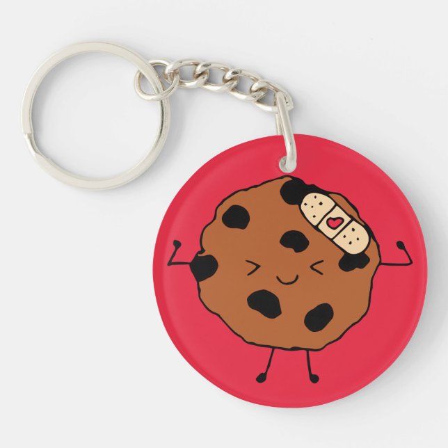 Porte-clefs Tough Cookie Hope You Sent Meilleur Amusant Design (Devant)