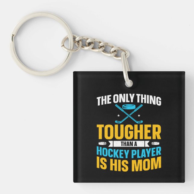 Porte-clefs Tough Hockey Maman (Devant)