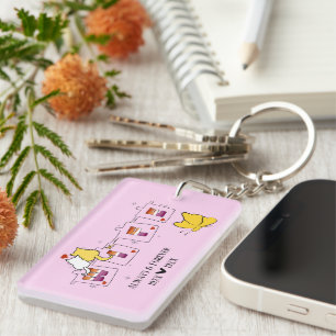 Porte-clefs Toujours & Pour Toujours Femme Drapeau Lesbienne C
