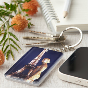 Porte-clefs Tour Eiffel porte - clé dame Paris