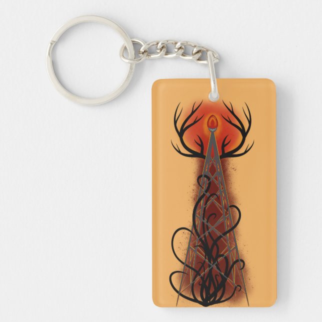 Porte-clefs Tour radio de l'enfer (Devant)