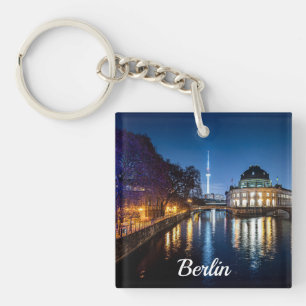 Porte-clefs Tour TV et île musée à Berlin, Allemagne