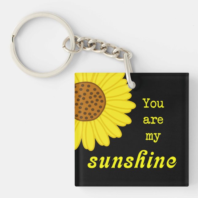 Porte-clefs Tournesol de soleil (Devant)