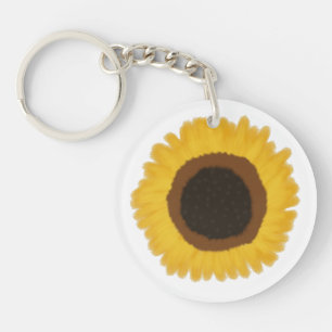 Porte-clefs Tournesol personnalisable